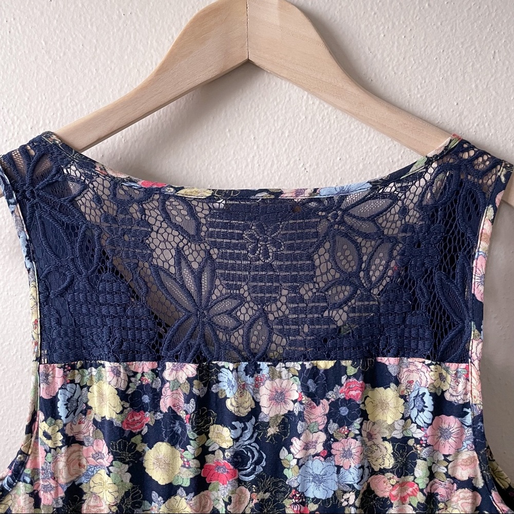 LC Lauren Conrad Fit & Flare Floral Lace Dress - Picture 10 of 13